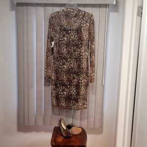 NWT/ Charlotte Russe Animal Print Dress